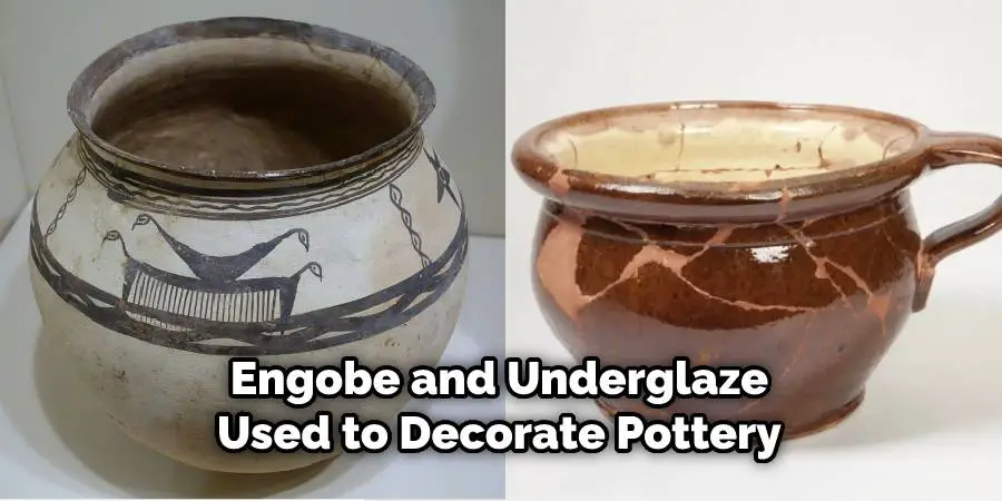 Engobe and Underglaze Used to Decorate Pottery