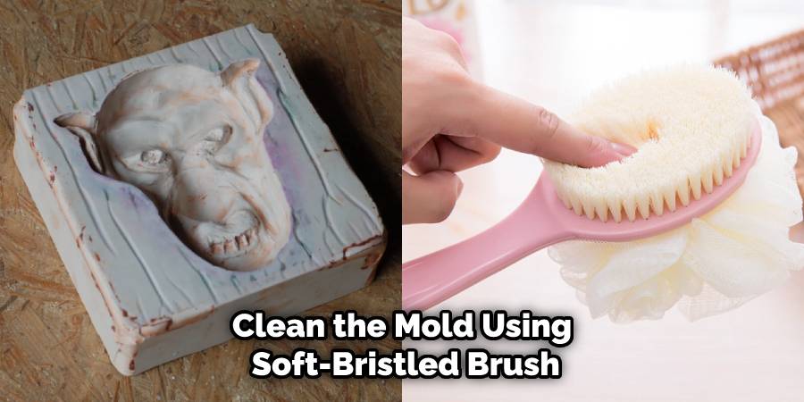 Clean the Mold Using a Soft-Bristled Brush