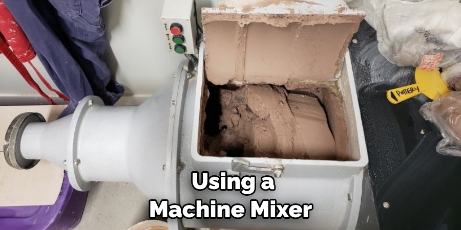 Using a Machine Mixer