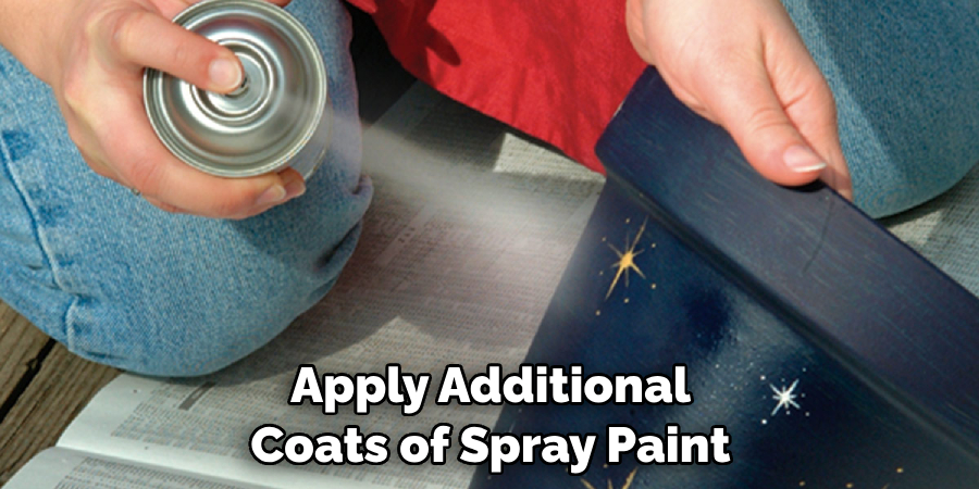 Apply Additional Coats of Spray Paint