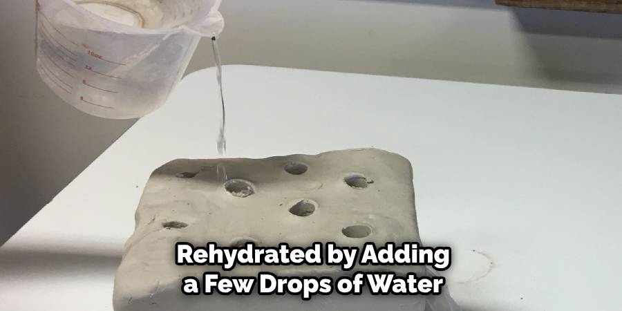 Rehydrated by Adding a Few Drops of Water