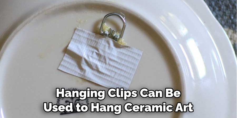 Hanging Clips Can Be Used to Hang Ceramic Art