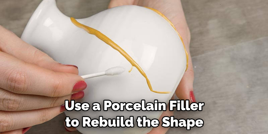 Use a Porcelain Filler to Rebuild the Shape