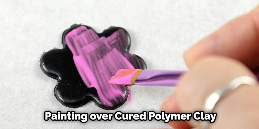 Painting over Cured Polymer Clay